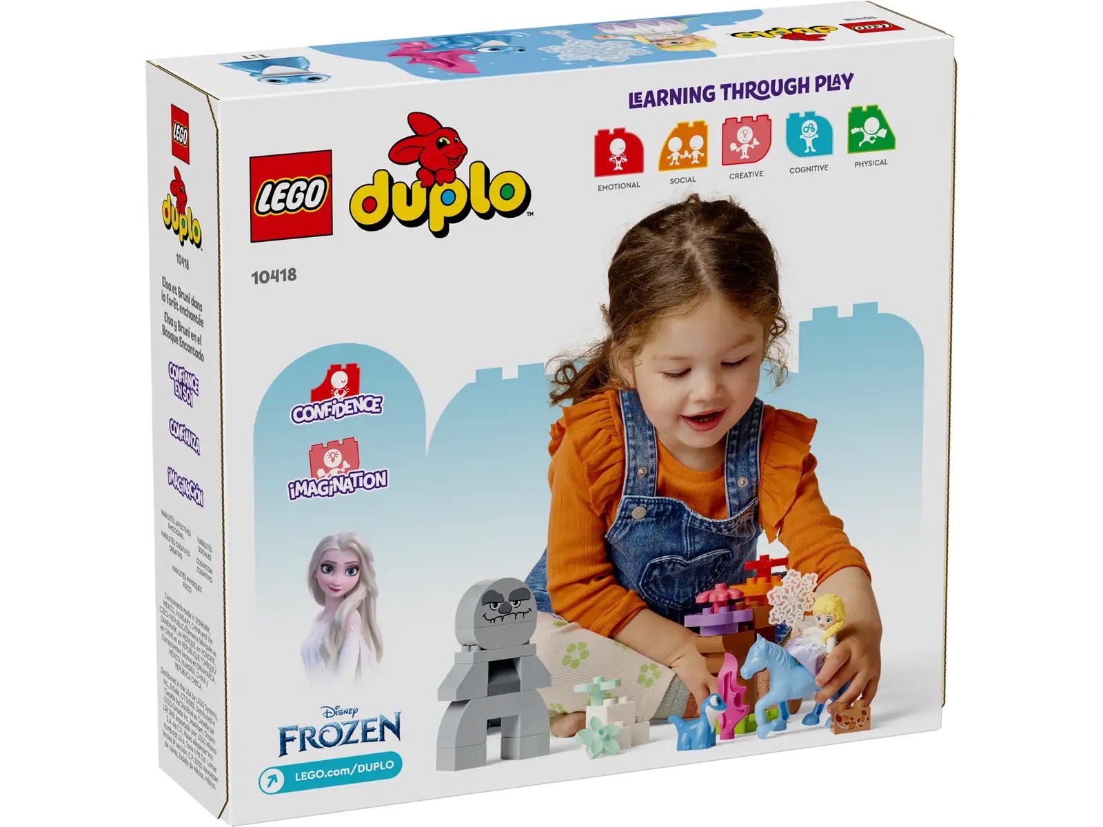 [飛米樂高積木專賣店] LEGO 10418 DUPLO-艾莎&布魯尼的森林歷險