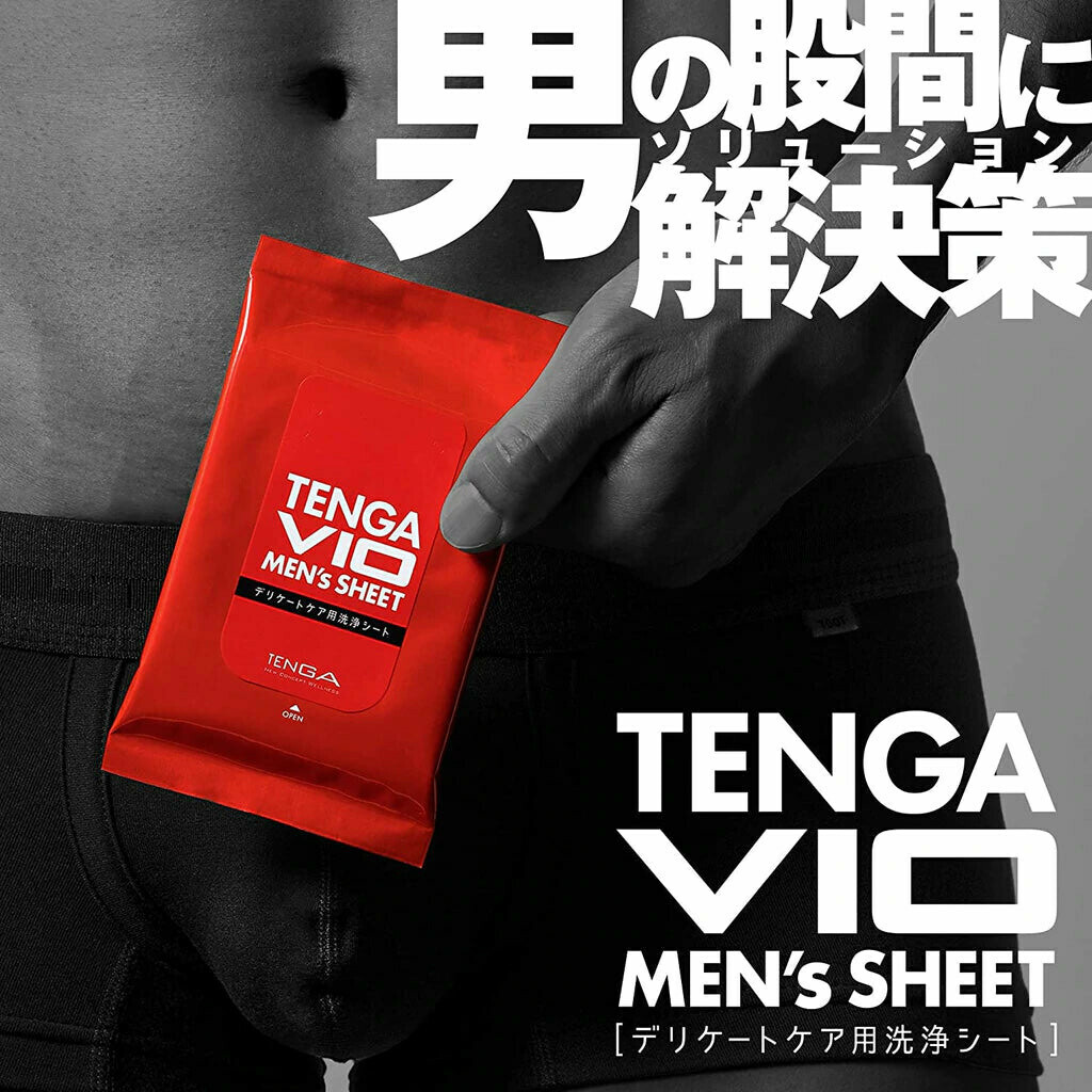 TENGA VIO MEN's SHEET 男性私密潔膚濕紙巾（可沖廁所）