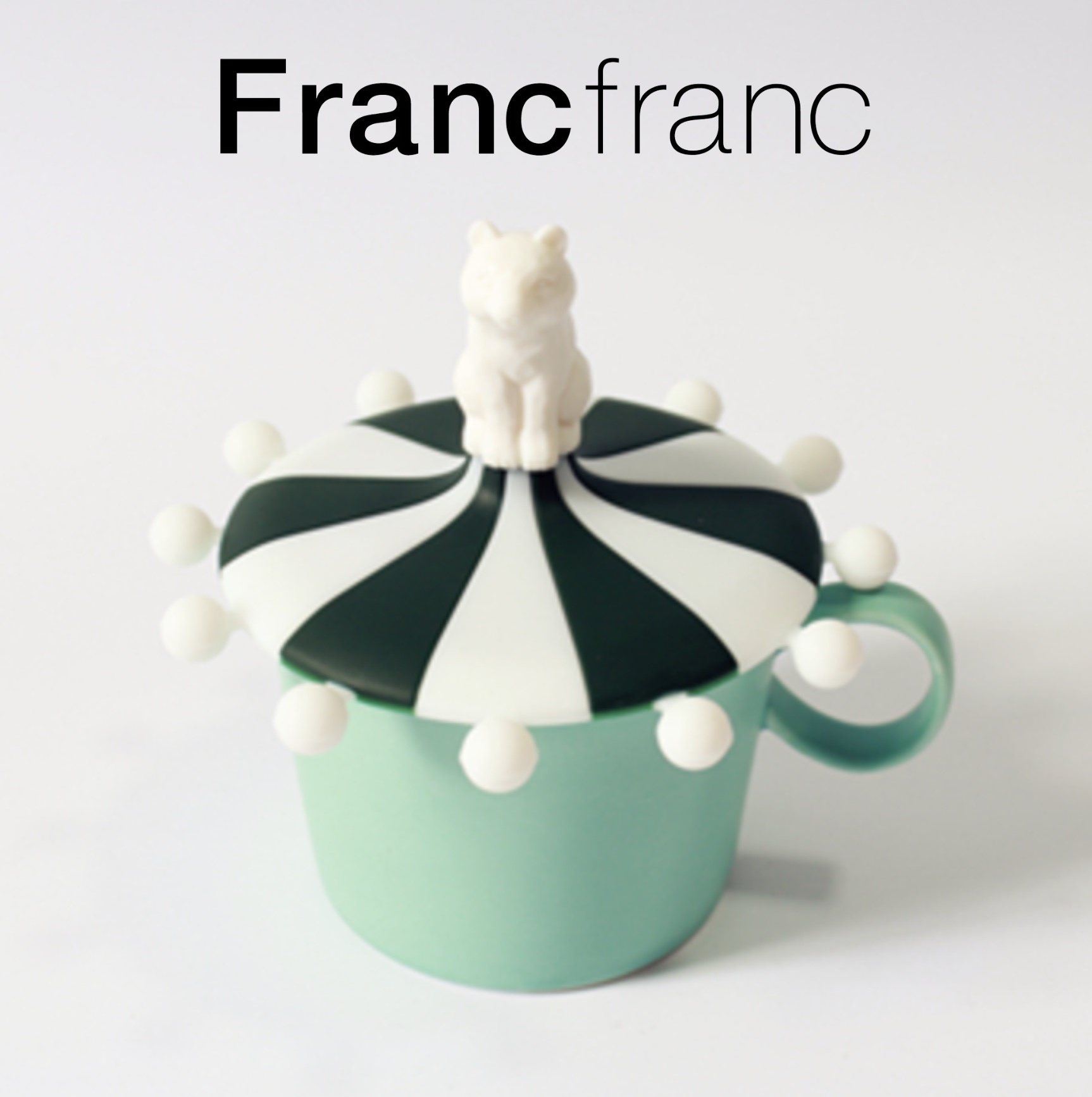 【24H出貨】日本𝗙𝗿𝗮𝗻𝗰𝗳𝗿𝗮𝗻𝗰 馬戲團熊熊杯蓋