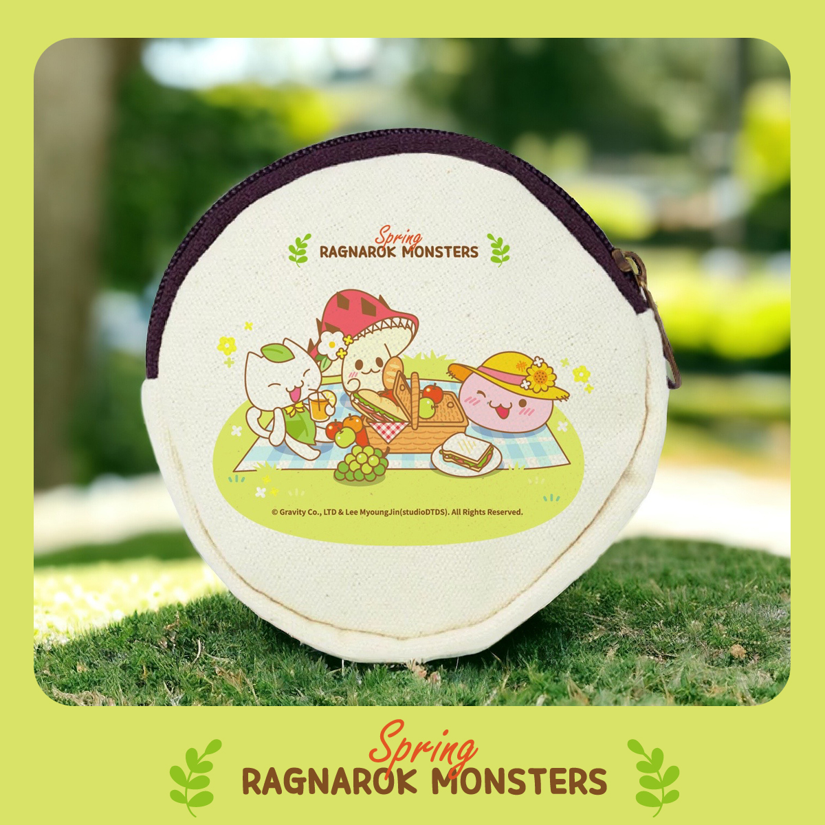 《RO仙境傳說》春日魔物野餐系列 零錢包