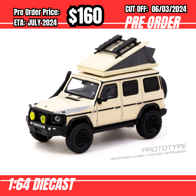 PO-$160 * Tarmac * 1:64 Mercedes-AMG G 63 Camping [OD22/02]