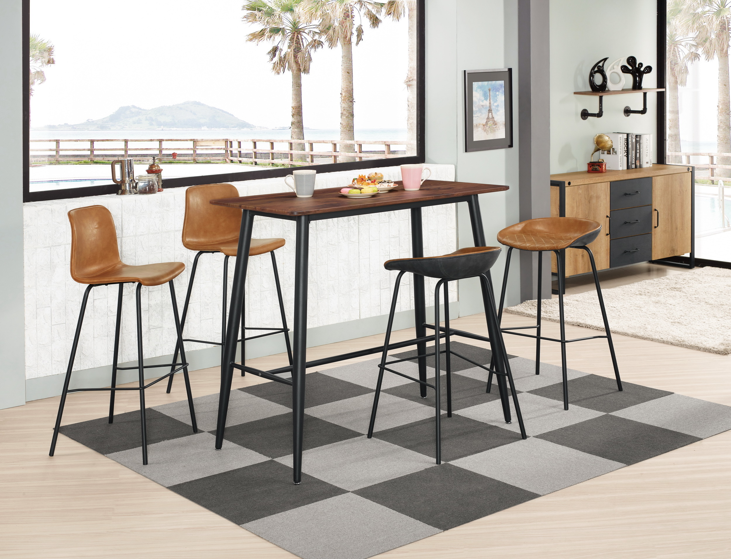 米德里︱吧檯椅