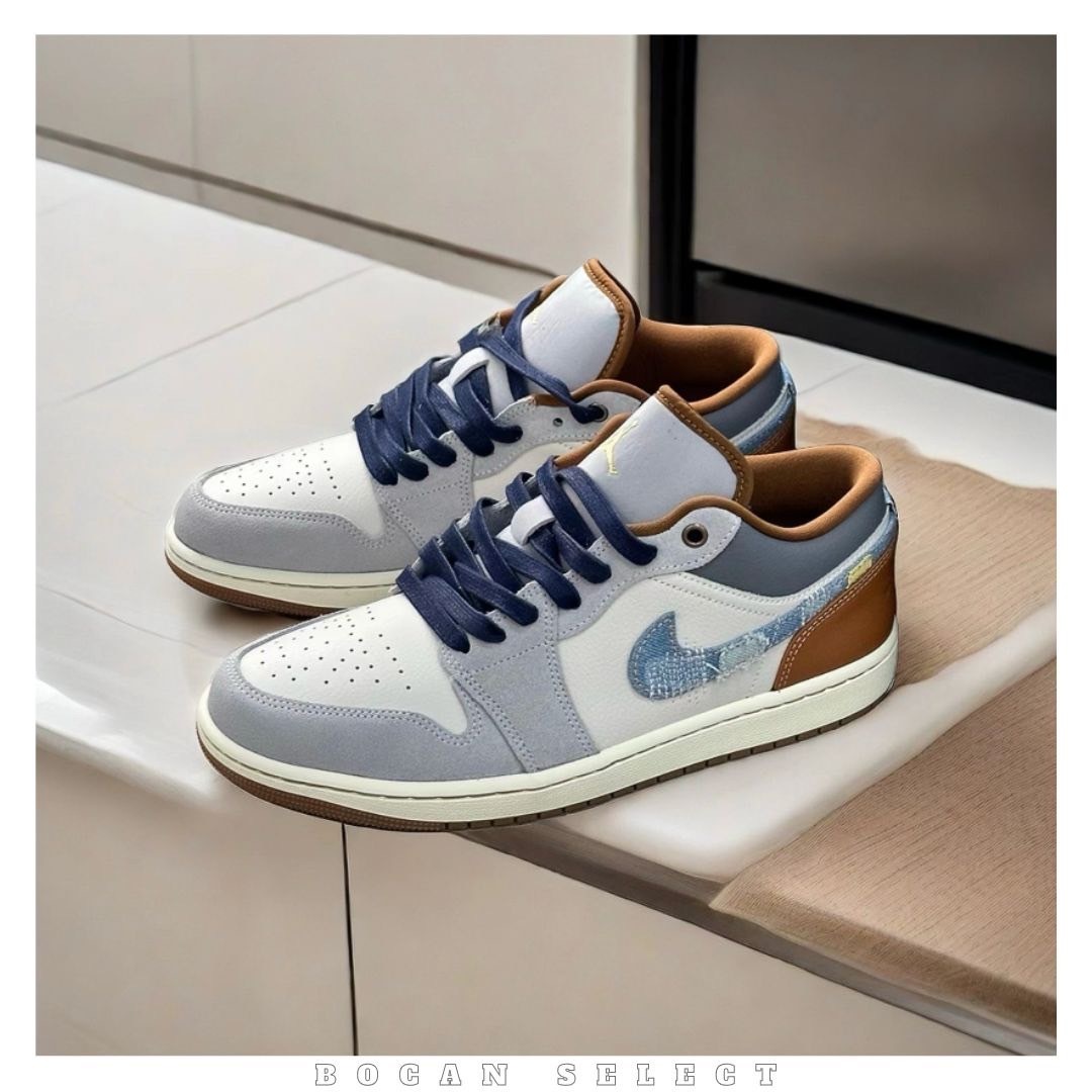 AIR JORDAN 1 LOW SE 丹寧牛仔拼接低筒（FZ5042-041）