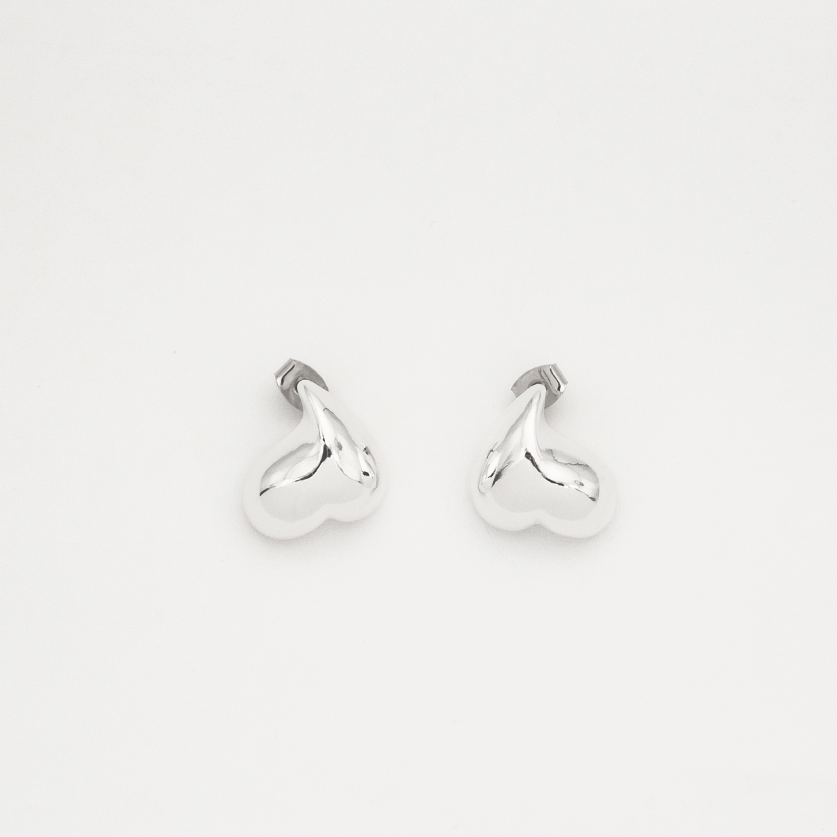 流線水滴愛心耳環・Earring (FEC10292)