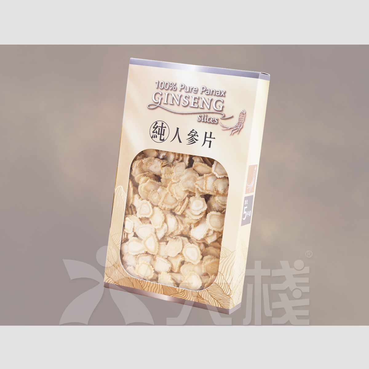 100%純人參片 (4兩)