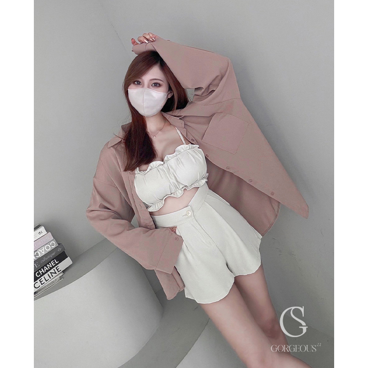 G6414 現貨「 KOREA渡假小姐姐涼感套裝」