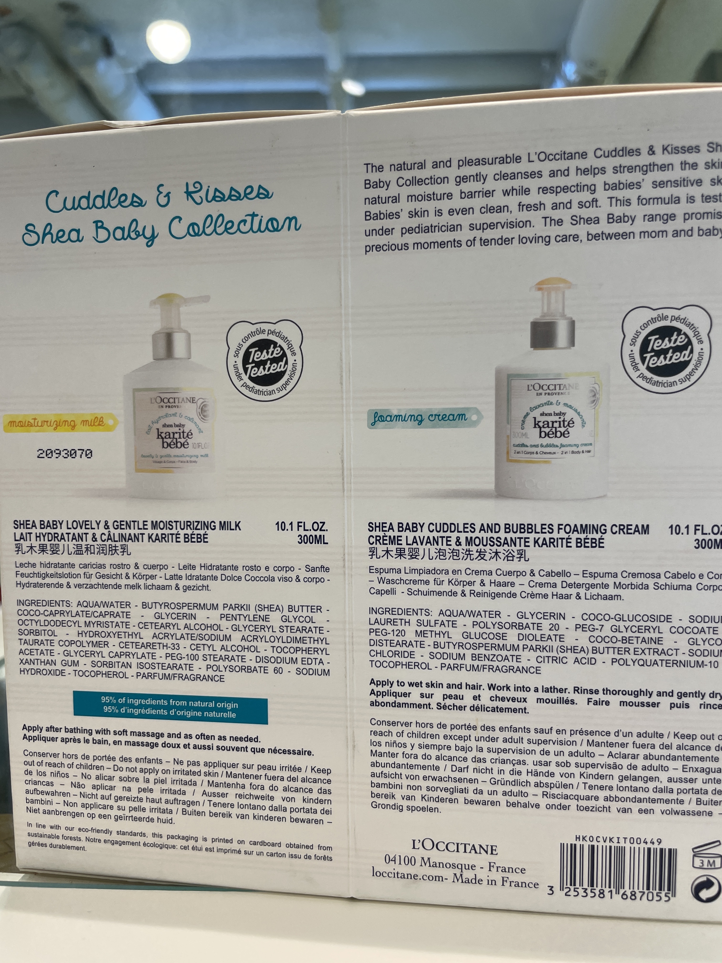 Loccitane shea baby set