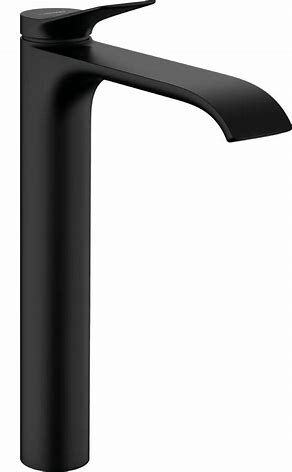 Hansgrohe Vivenis 250 面盆龍頭｜瀑布式微氣泡(長)｜烤漆黑