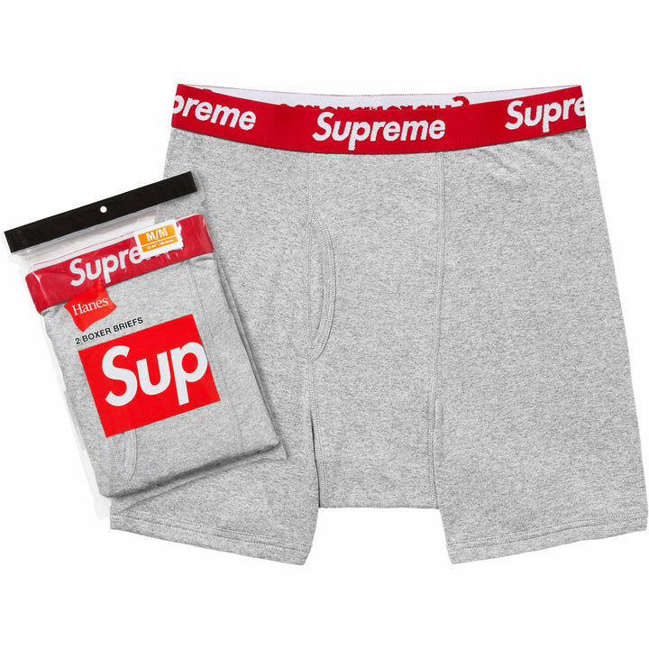 Supreme HANES BOXER BRIEFS BOX 兩件一包 / 單件 灰色 / 螢光黃 / 樹紋 迷彩 內褲 現貨