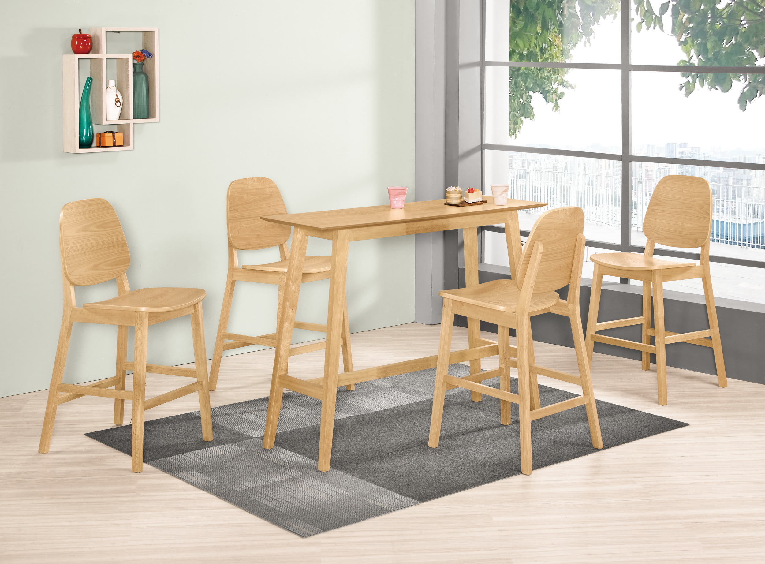 喬治︱吧檯椅︱有椅背款