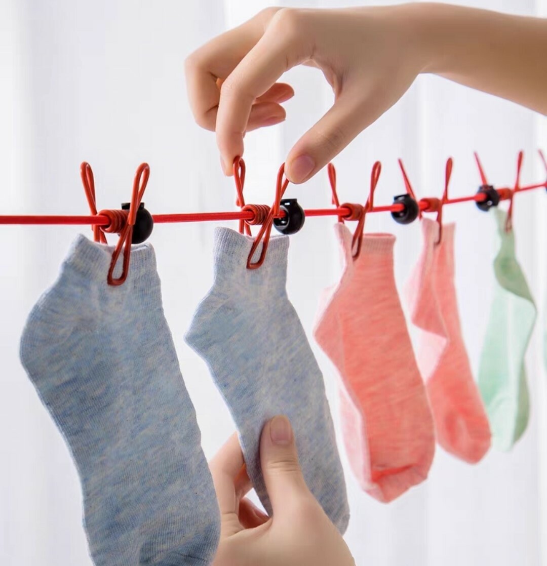 旅行用攜帶式伸縮晾衣繩