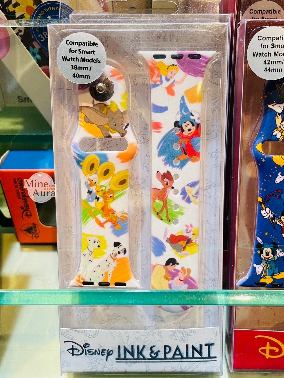 (現貨) 米奇 Mickey 魔法師白底 Apple Watch 錶帶 適用38-41mm -香港迪士尼樂園