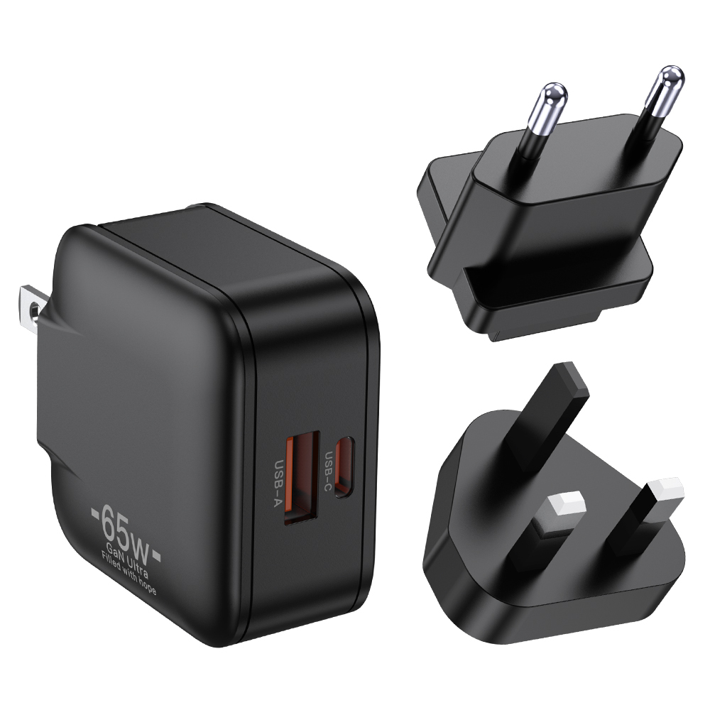 TOTU 拓途 65W 雙孔 PD+QC GaN氮化鎵快充充電器充電頭 旅行萬用轉接 勁酷