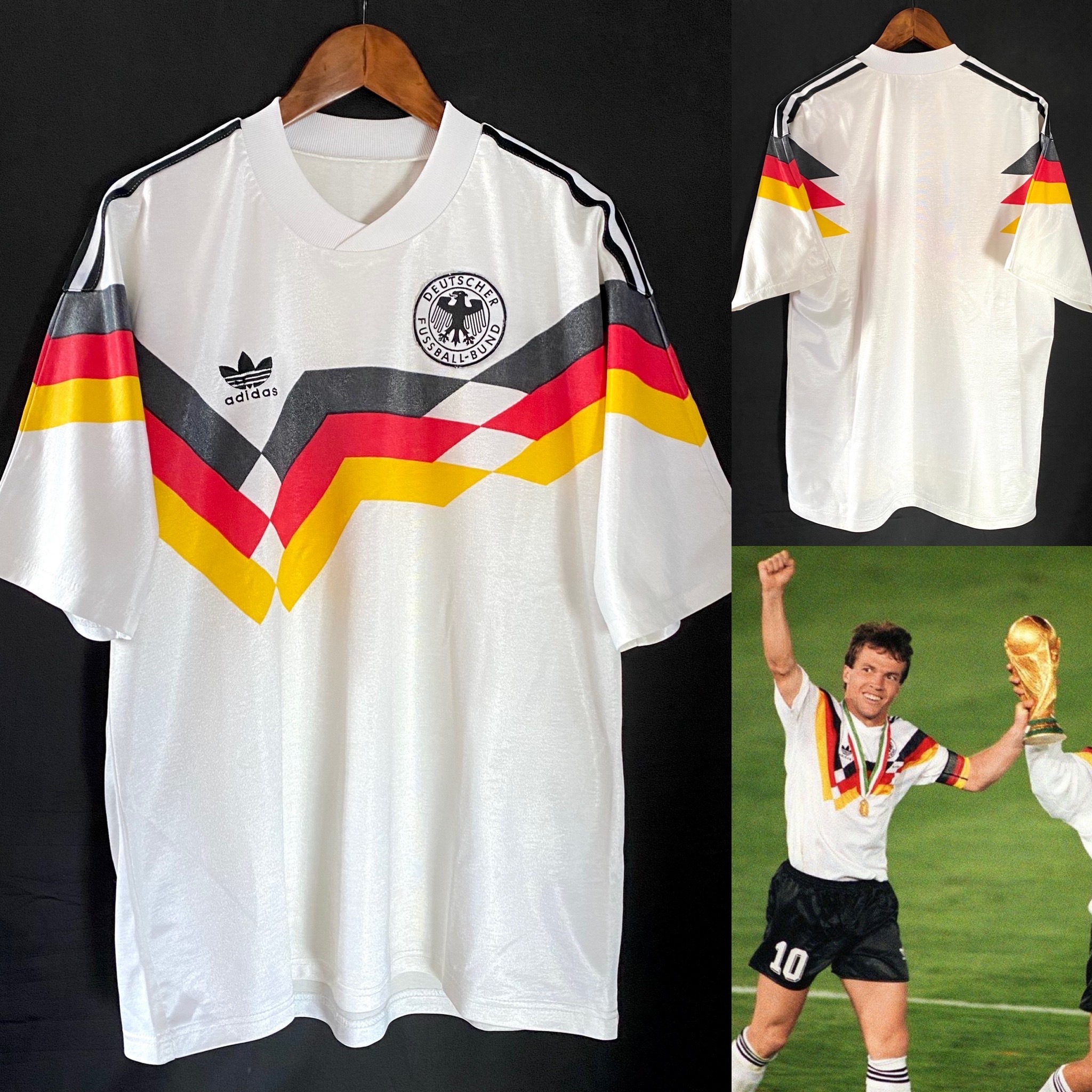 西德 1990 世界盃 Adidas 主場球衣