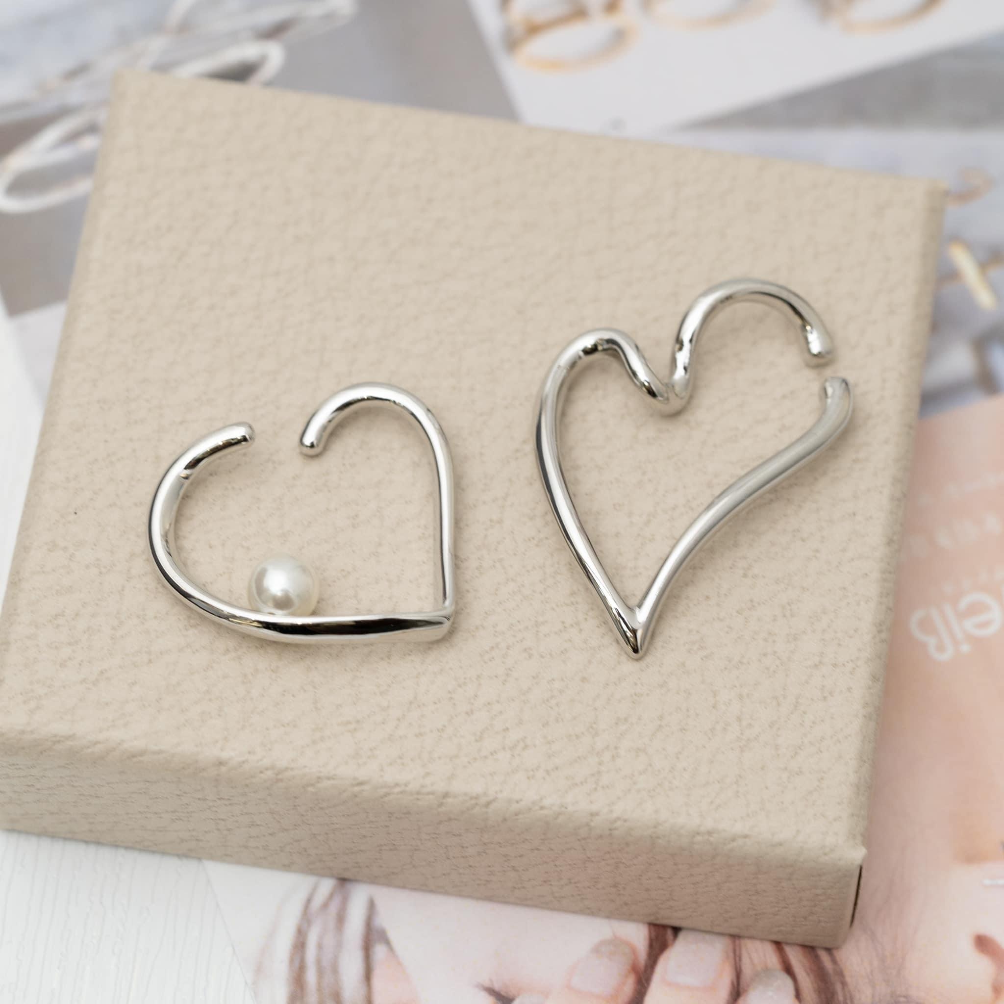 電鍍24k 愛心耳骨夾