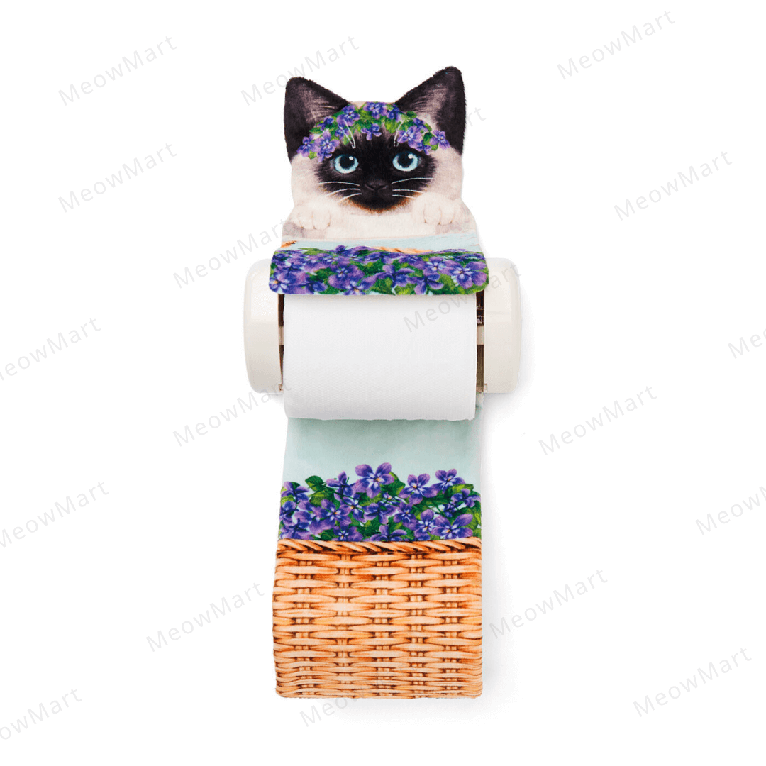 日本Felissimo花的貓咪妖精 衛生卷紙套 (日本製)