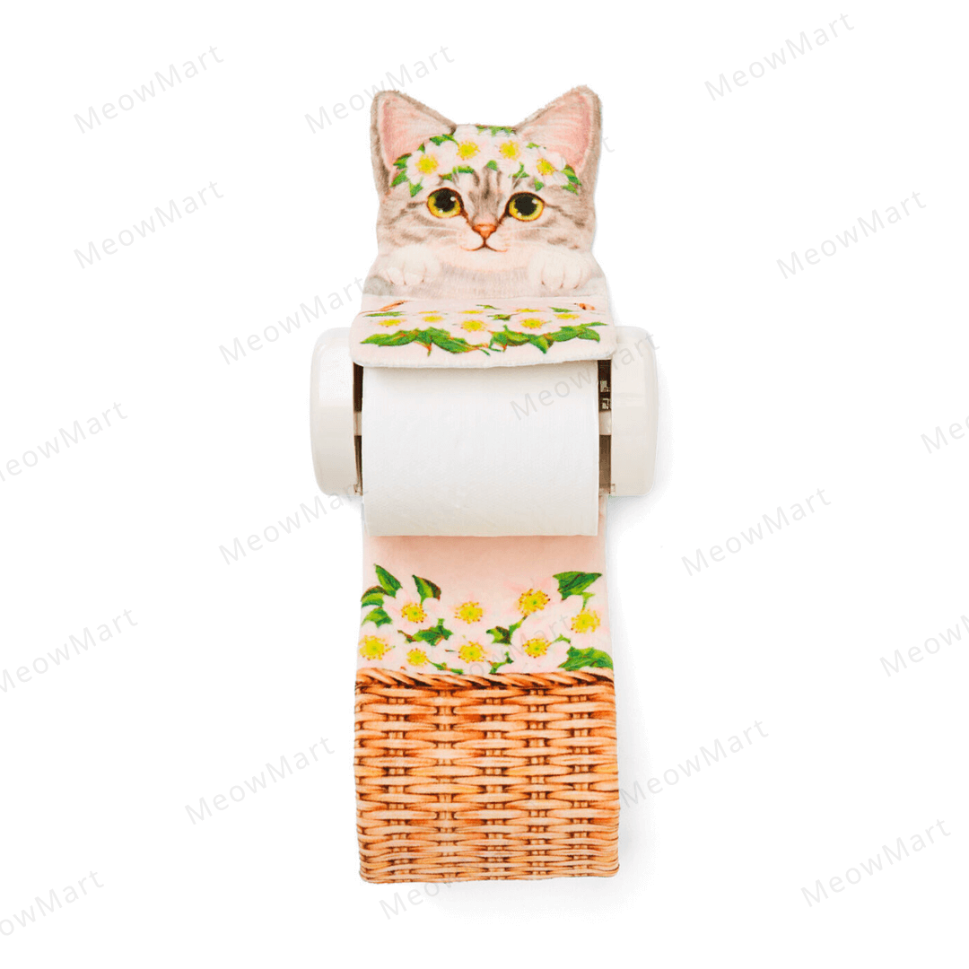 日本Felissimo花的貓咪妖精 衛生卷紙套 (日本製)