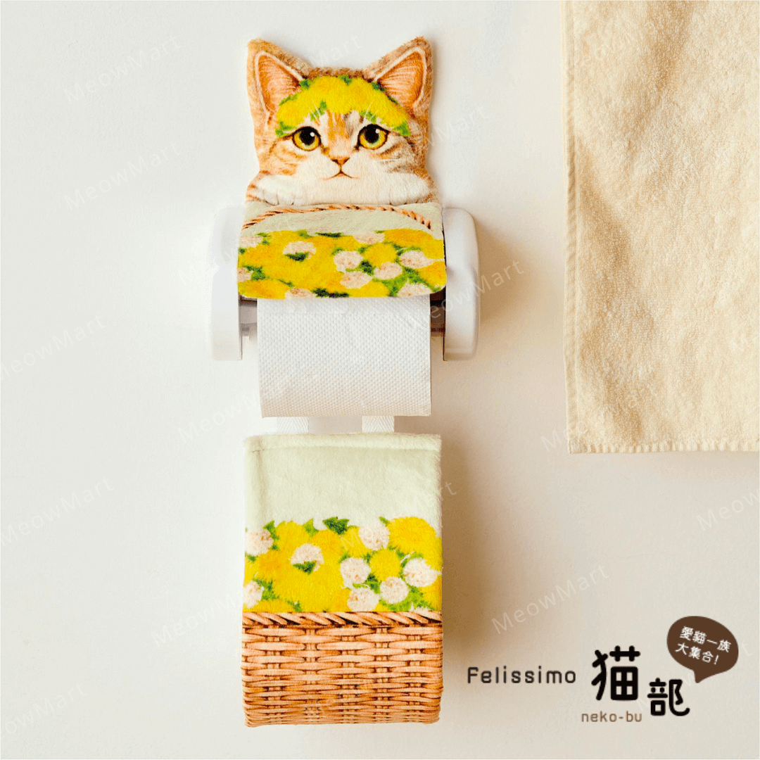 日本Felissimo花的貓咪妖精 衛生卷紙套 (日本製)