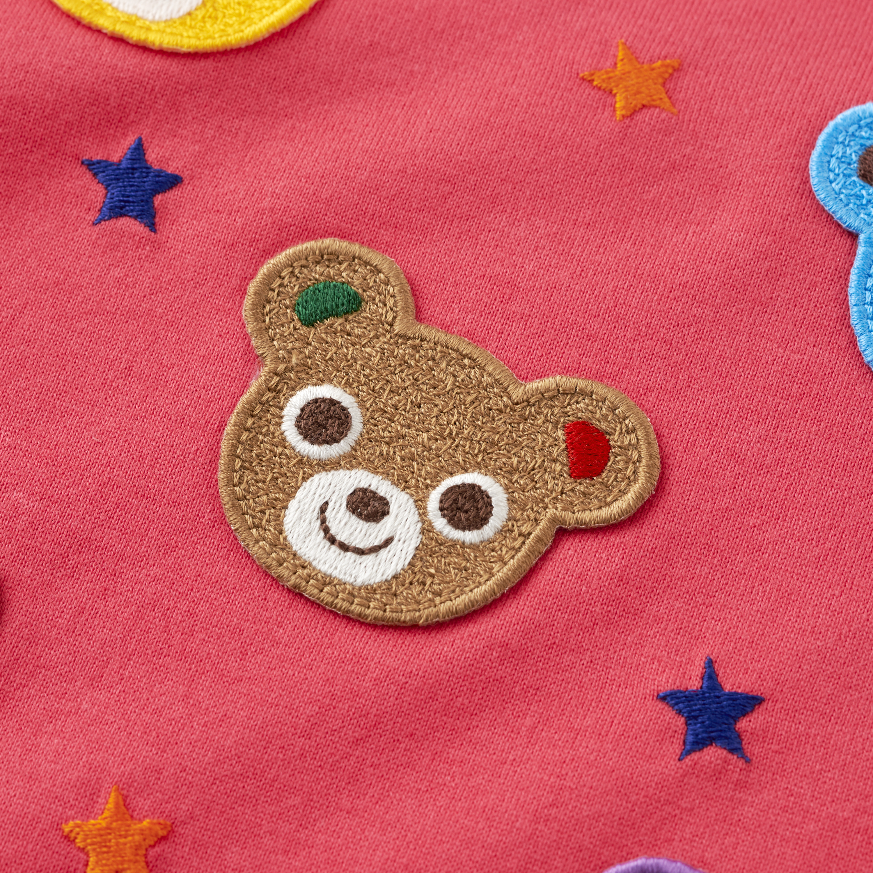 MH刺綉小熊頭短袖T卹