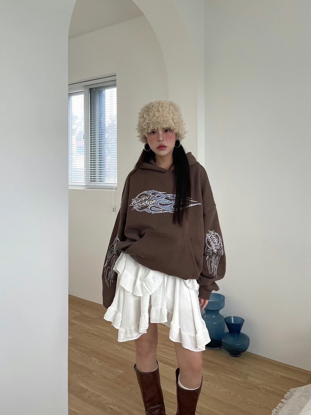 🇰🇷 漫步雲朵修身褲裙