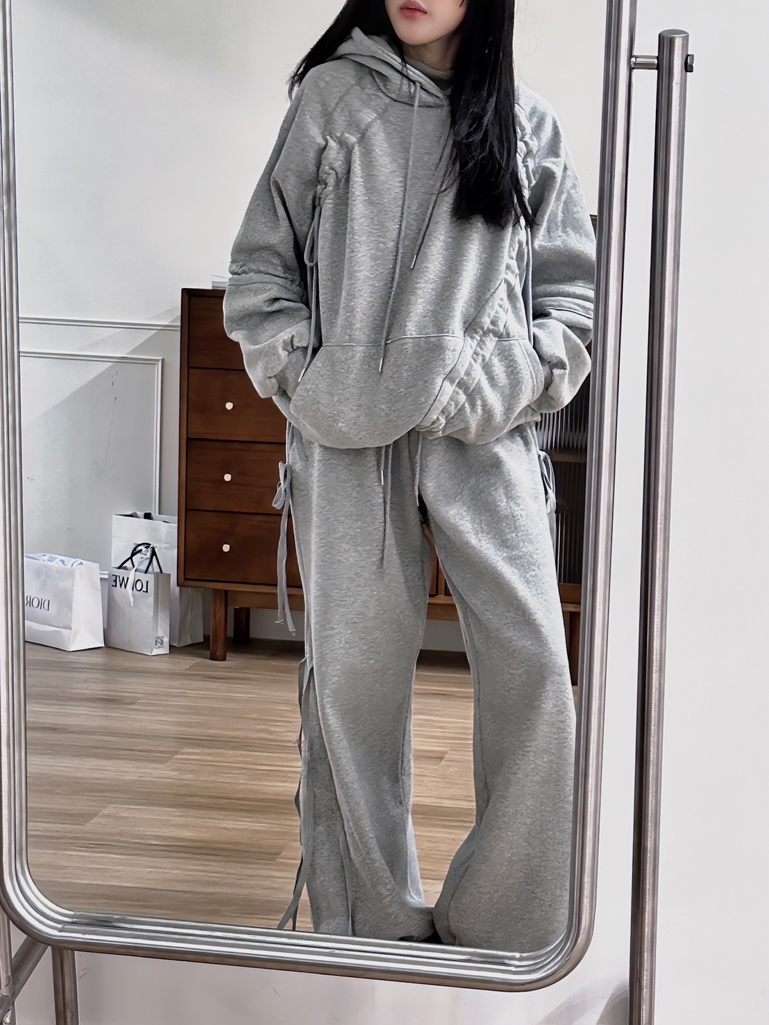 🇰🇷 慵懶辣妹 啾啾刷毛棉褲