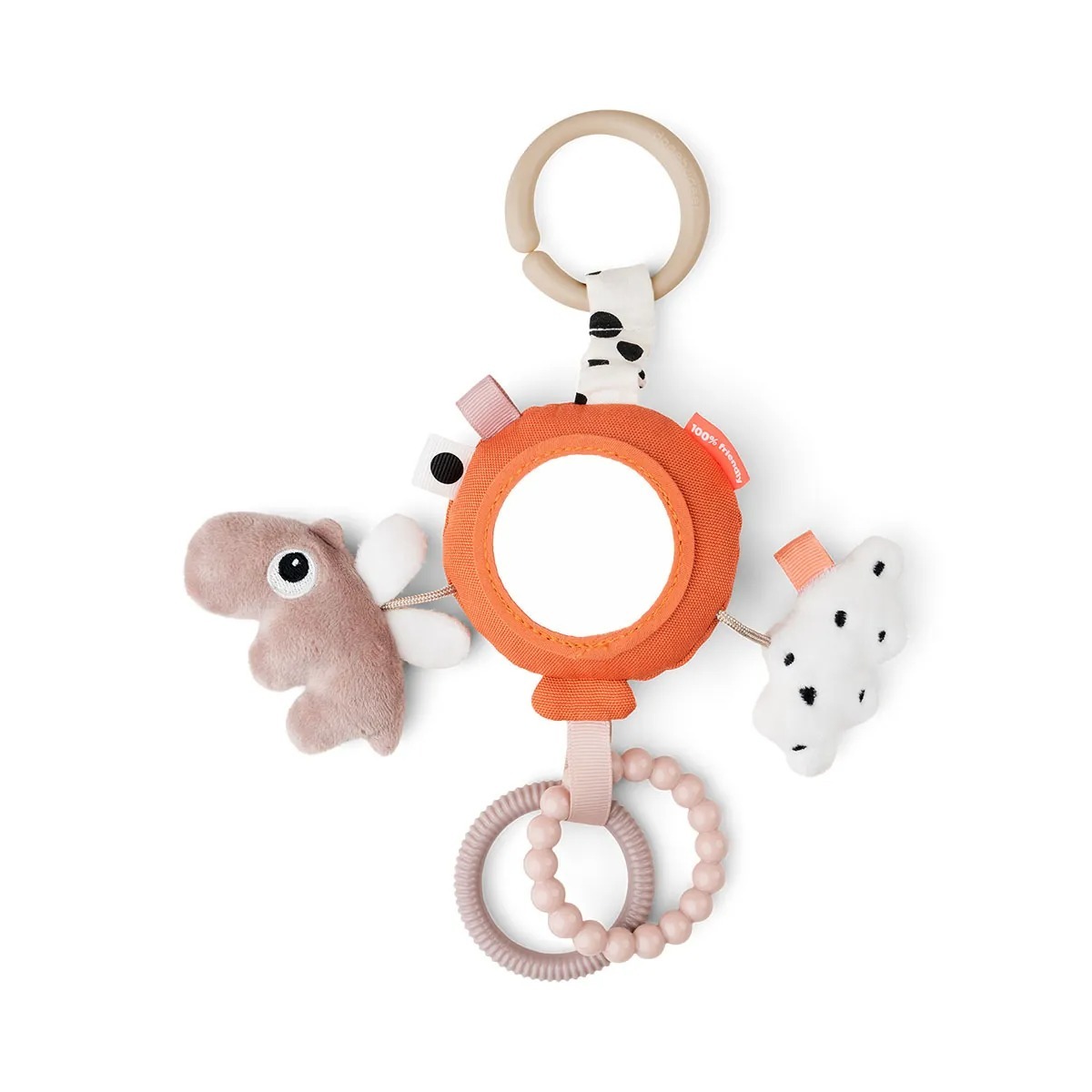 【丹麥Done by deer】多功能安撫玩具-河馬款(2色可選)