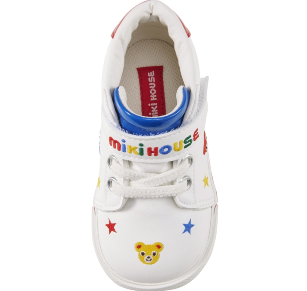 MH皮製熊星刺綉第二階段嬰兒鞋