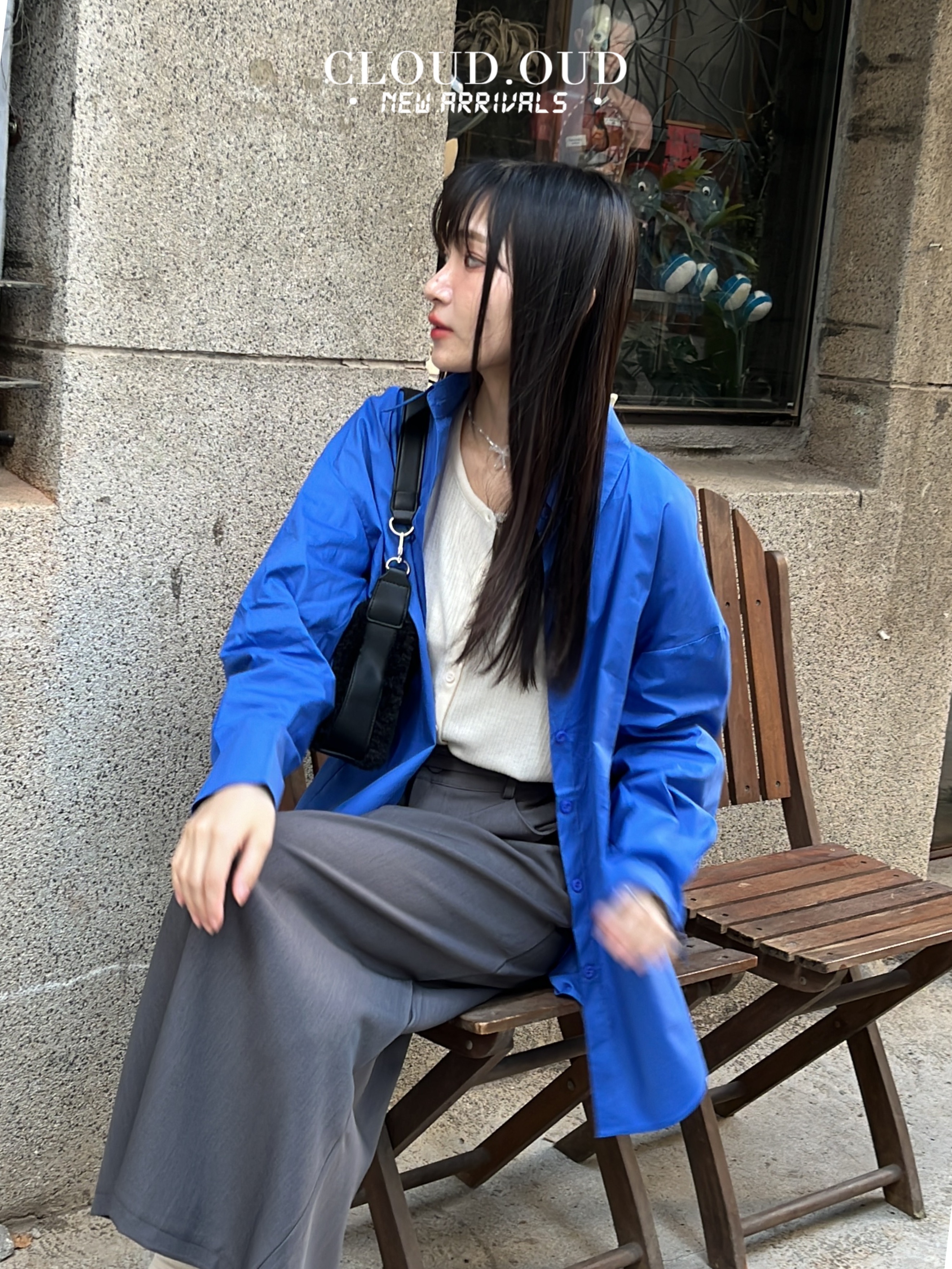 小編自留！挺版素面襯衫