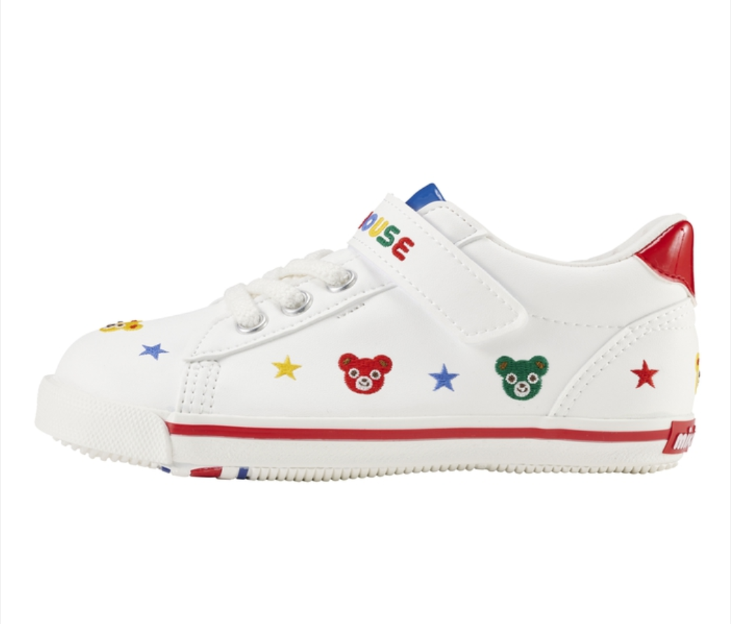 MH皮製熊星刺綉第三階段童鞋