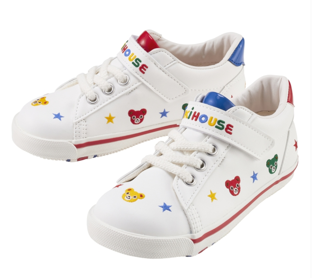 MH皮製熊星刺綉第三階段童鞋