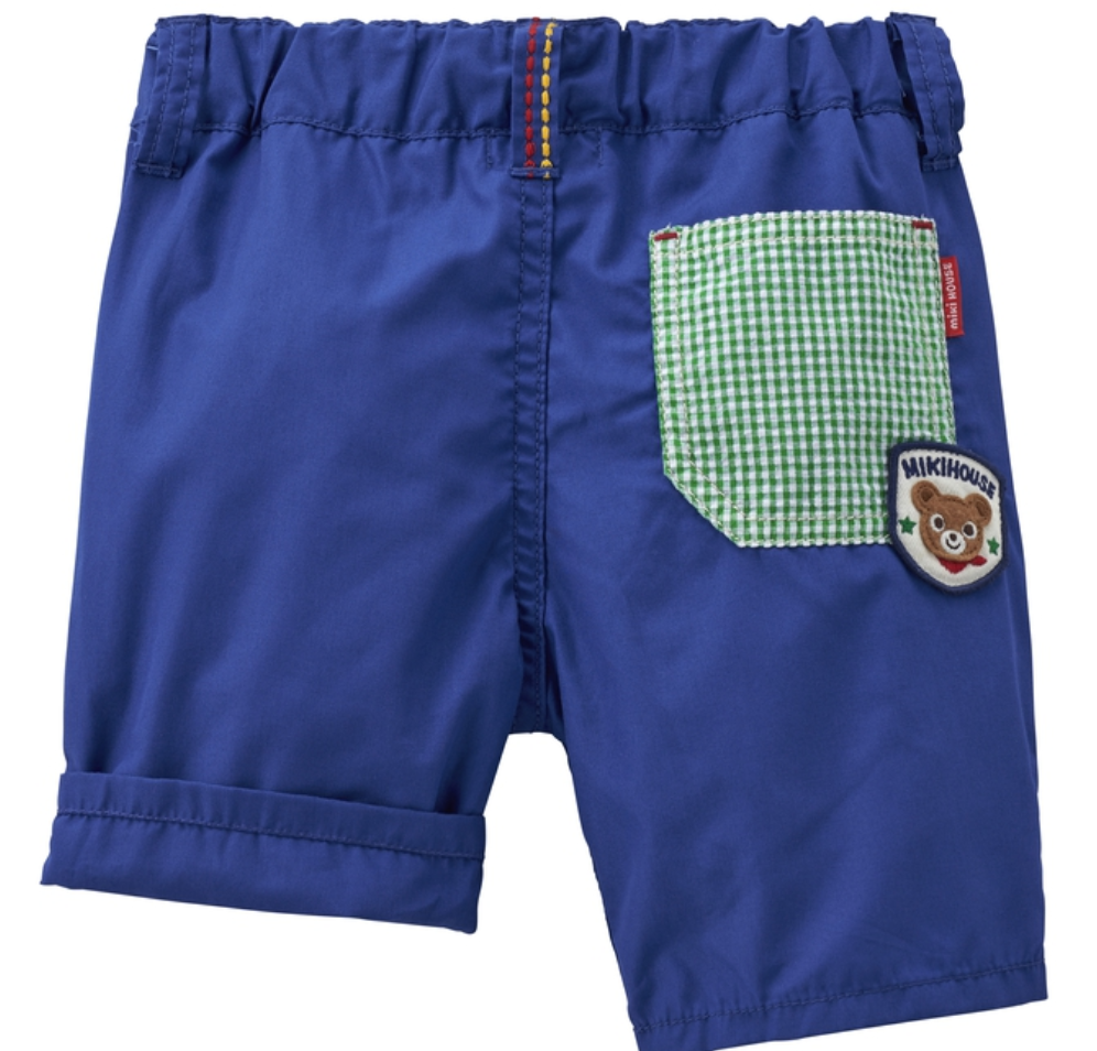 MH熊車補丁6分褲