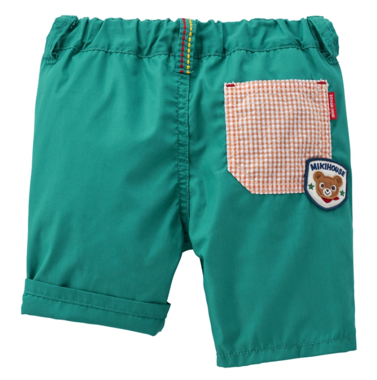 MH熊車補丁6分褲