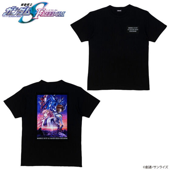 Pbandai 預訂2024/8月 機動戦士ガンダムSEED FREEDOM メインビジュアル フルカラーTシャツ