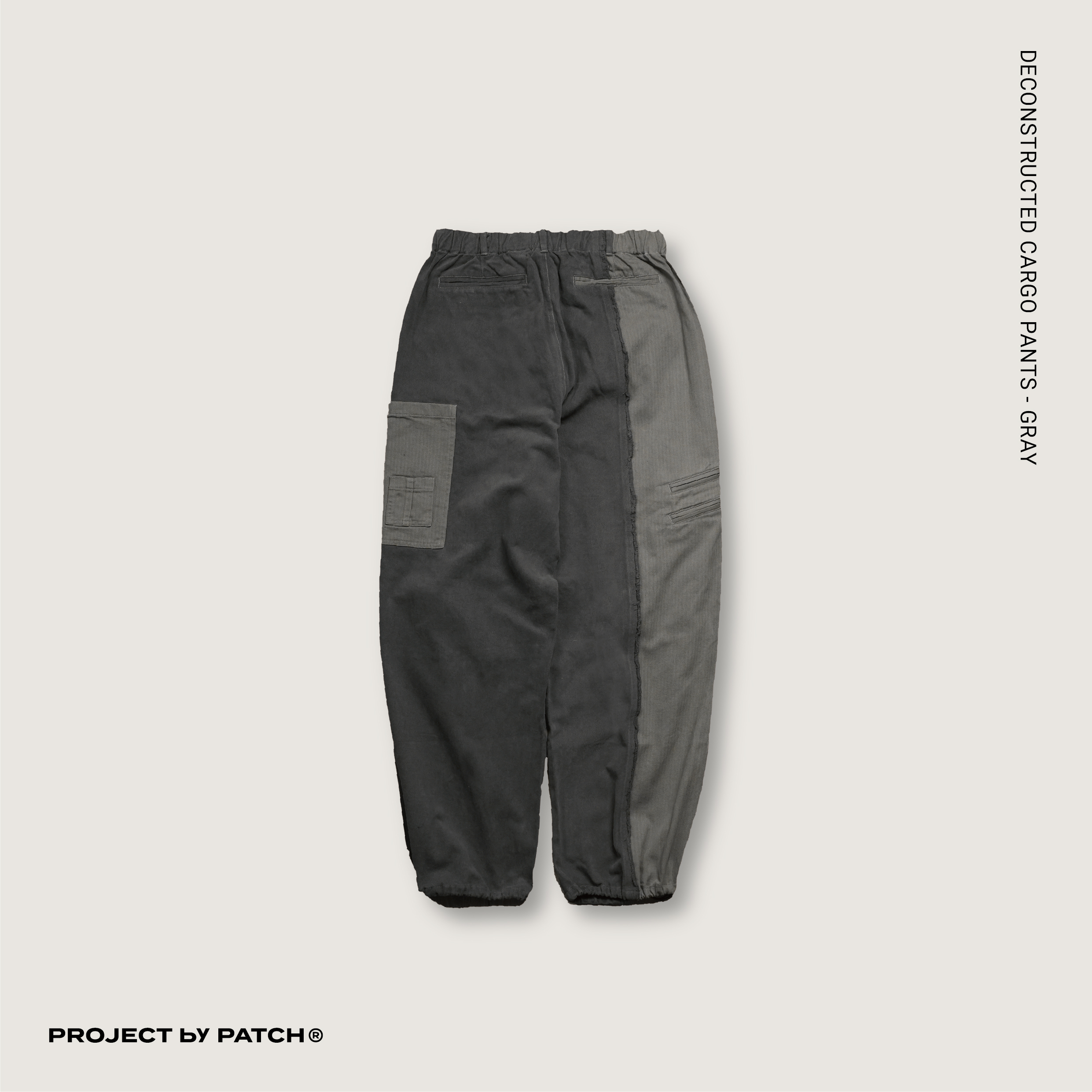 P.B.P - DECONSTRUCTED CARGO PANTS  灰色款
