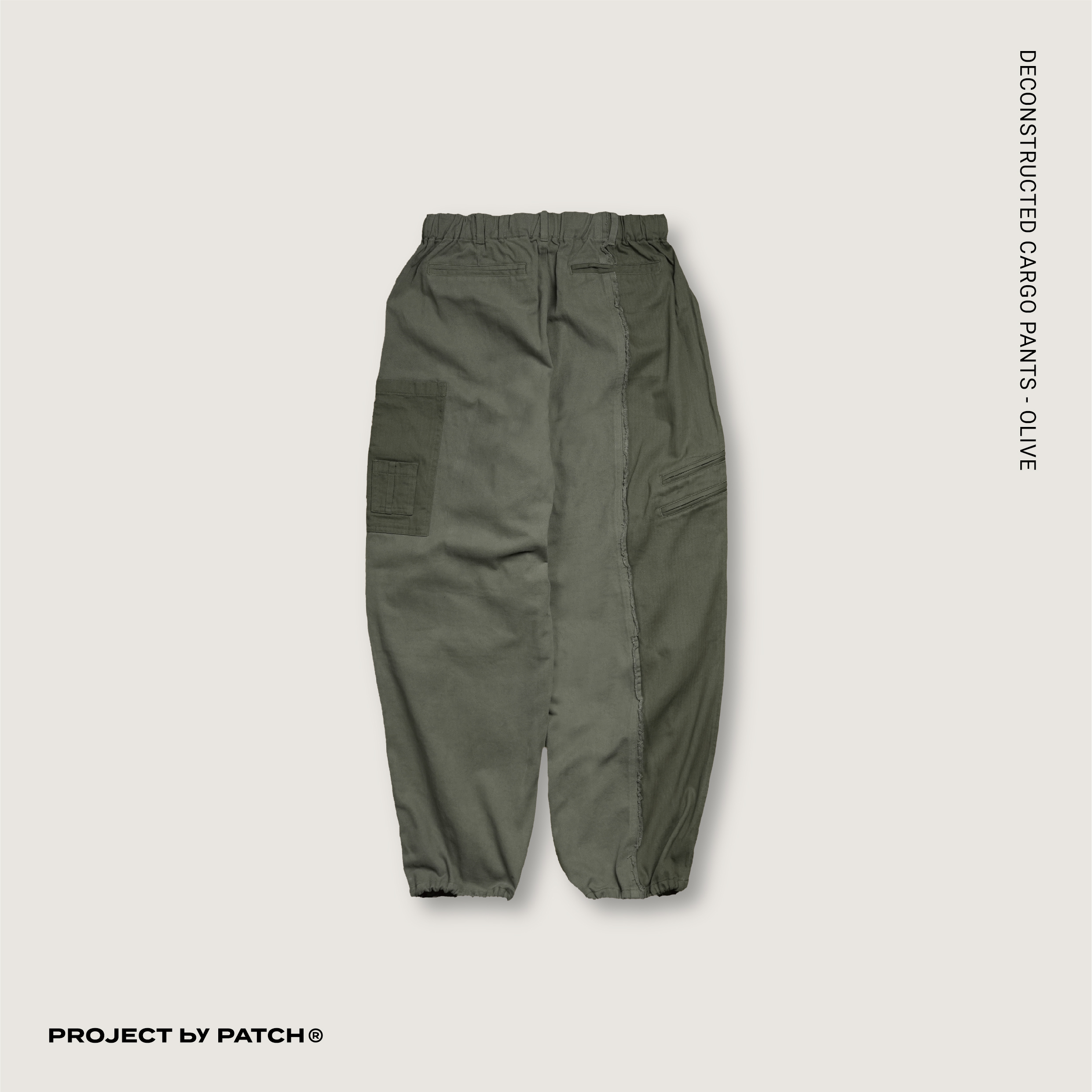 P.B.P - DECONSTRUCTED CARGO PANTS 綠色款