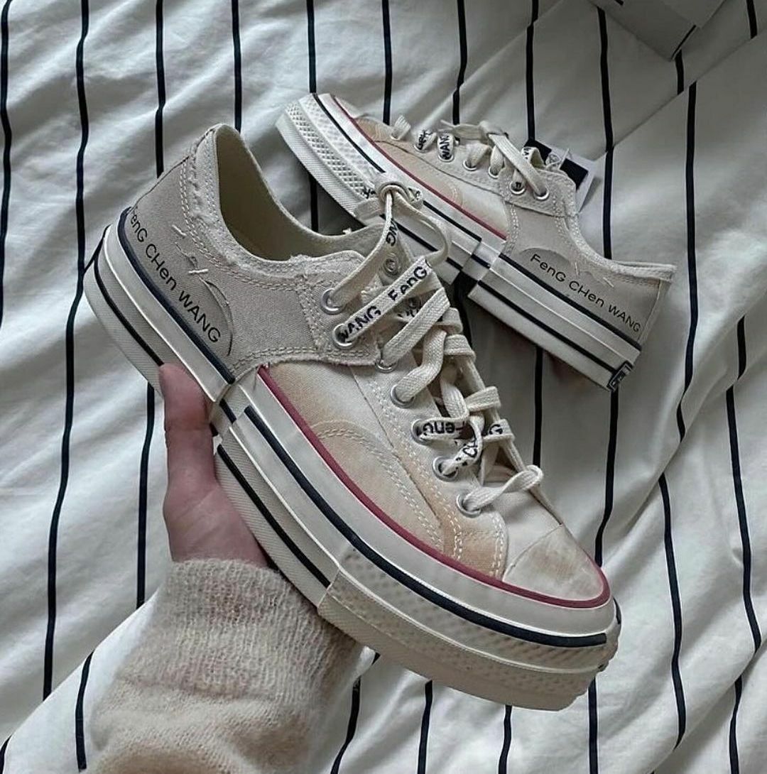 CONVERSE x FENG CHEN WANG 解構 CHUCK 70 2-in-1 聯名 米白  A07718C / 預購
