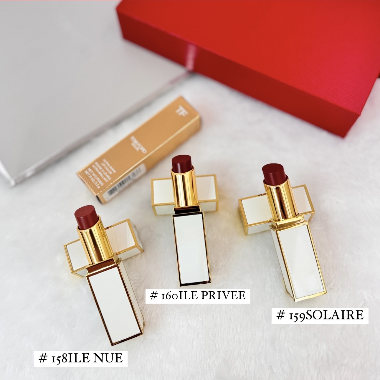 Tom Ford  ULTRA-SHINE亮澤白管唇膏 3.3g  #158赤裸島 #159影中人 #160失樂園