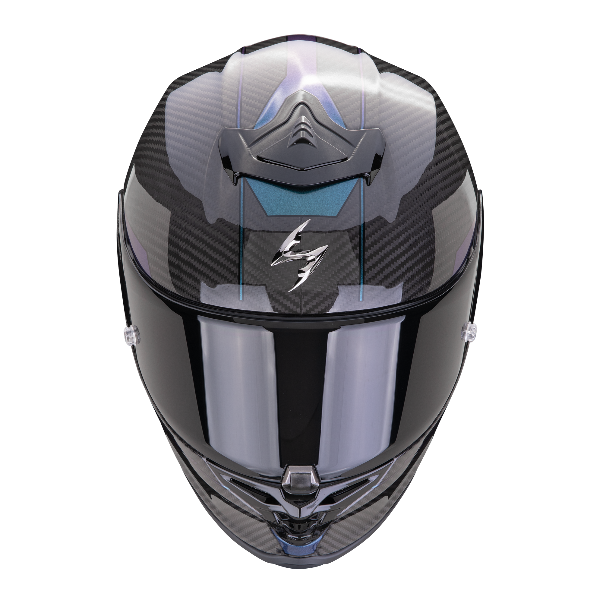 SCORPION EXO-R1 EVO CARBON AIR RALLY BLACK/CAMALEON 碳纖維 黑變色龍 全罩