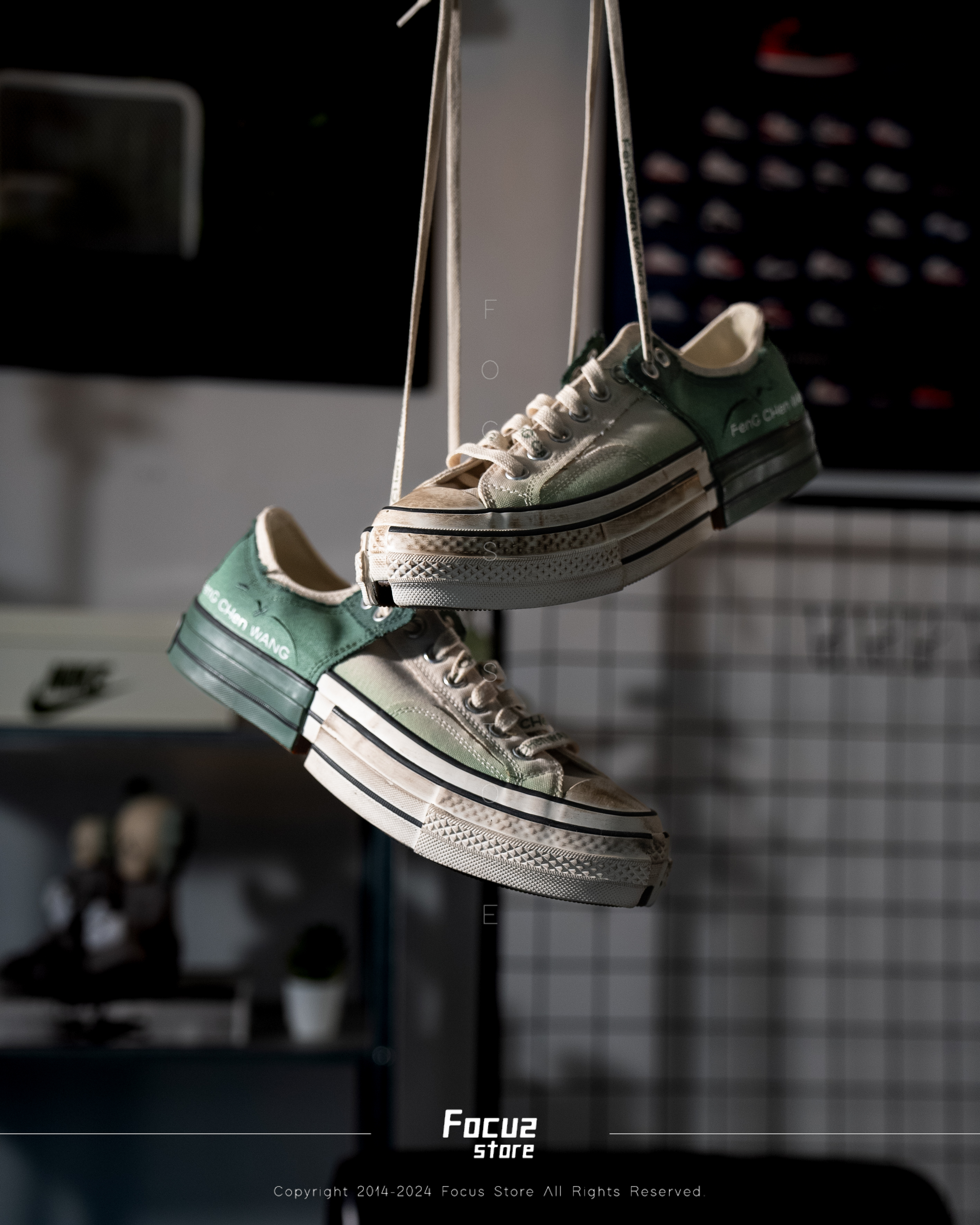 【Focus Store】預購 Feng Chen Wang x Converse Chuck 70 Low "Myrtle" 米白綠 A07636C