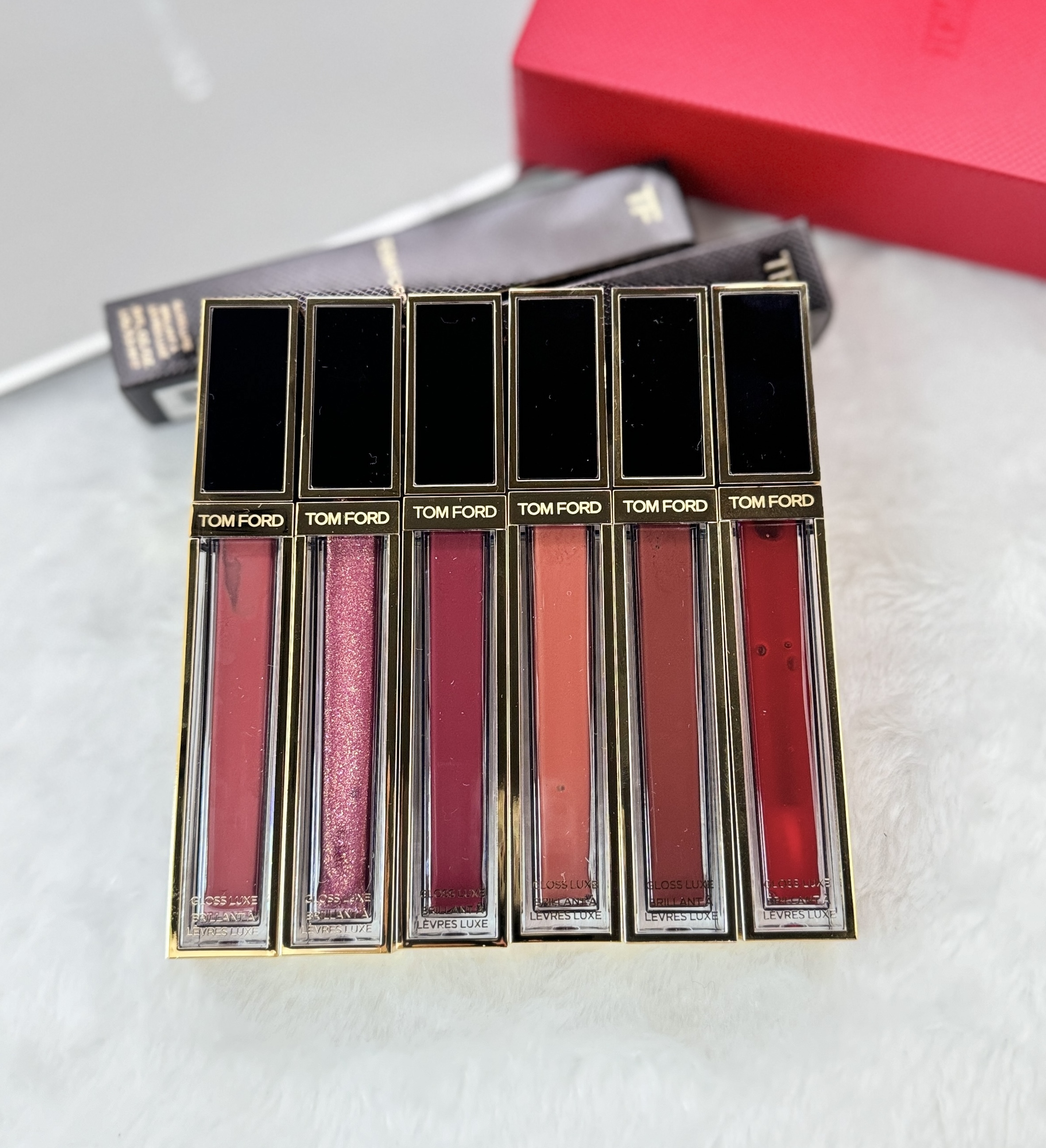 Tom Ford 黑金鏡面唇釉 5.5ml #01 #04 #08 #20 #22 #24