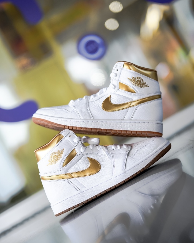 【Focus Store】現貨秒發 Nike Air Jordan 1 Ｗmns OG "White and Gold" 白金 FD2596-107