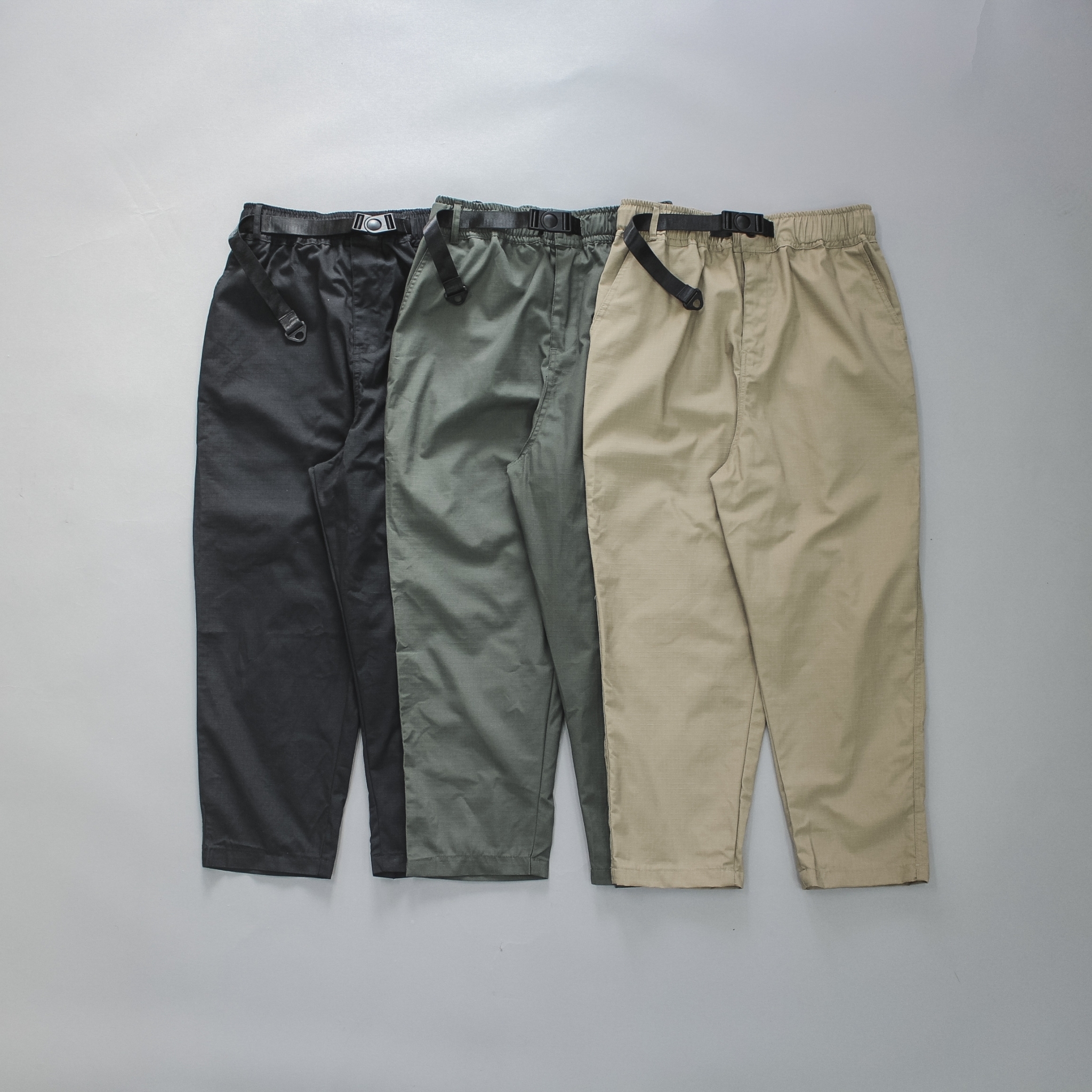 SBG 抗撕裂大牌設計D扣腰帶工裝長褲 012