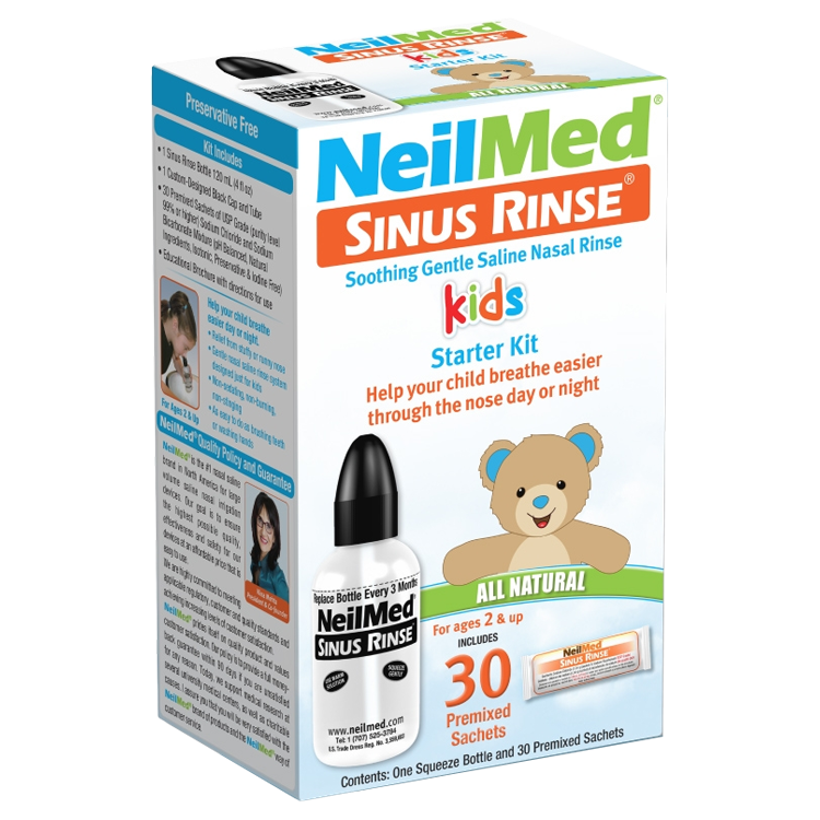 NeilMed耐有美 塞那靈小兒洗鼻器 基本組(附30包鹽)