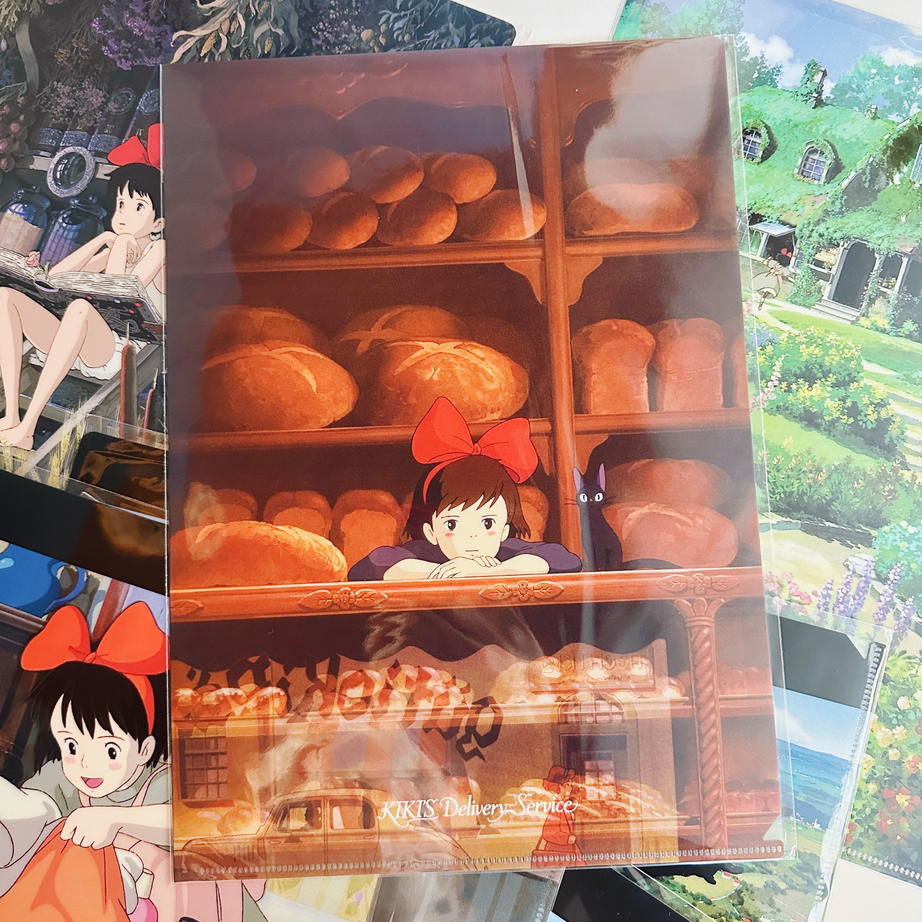 魔女宅急便 麵包店  A4資料夾 L夾｜日本吉卜力