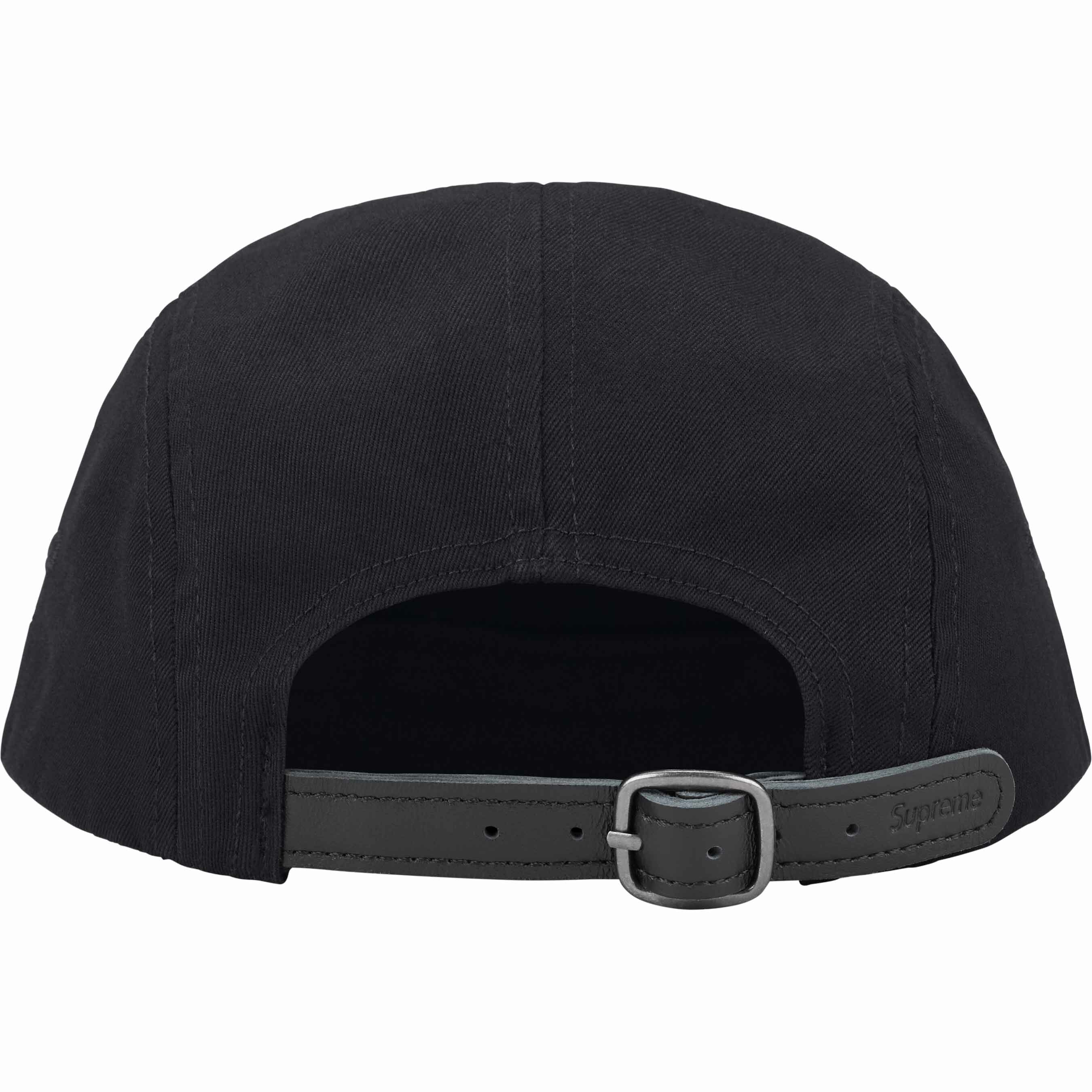 Supreme SS24 Washed Chino Twill Camp Cap - BLACK