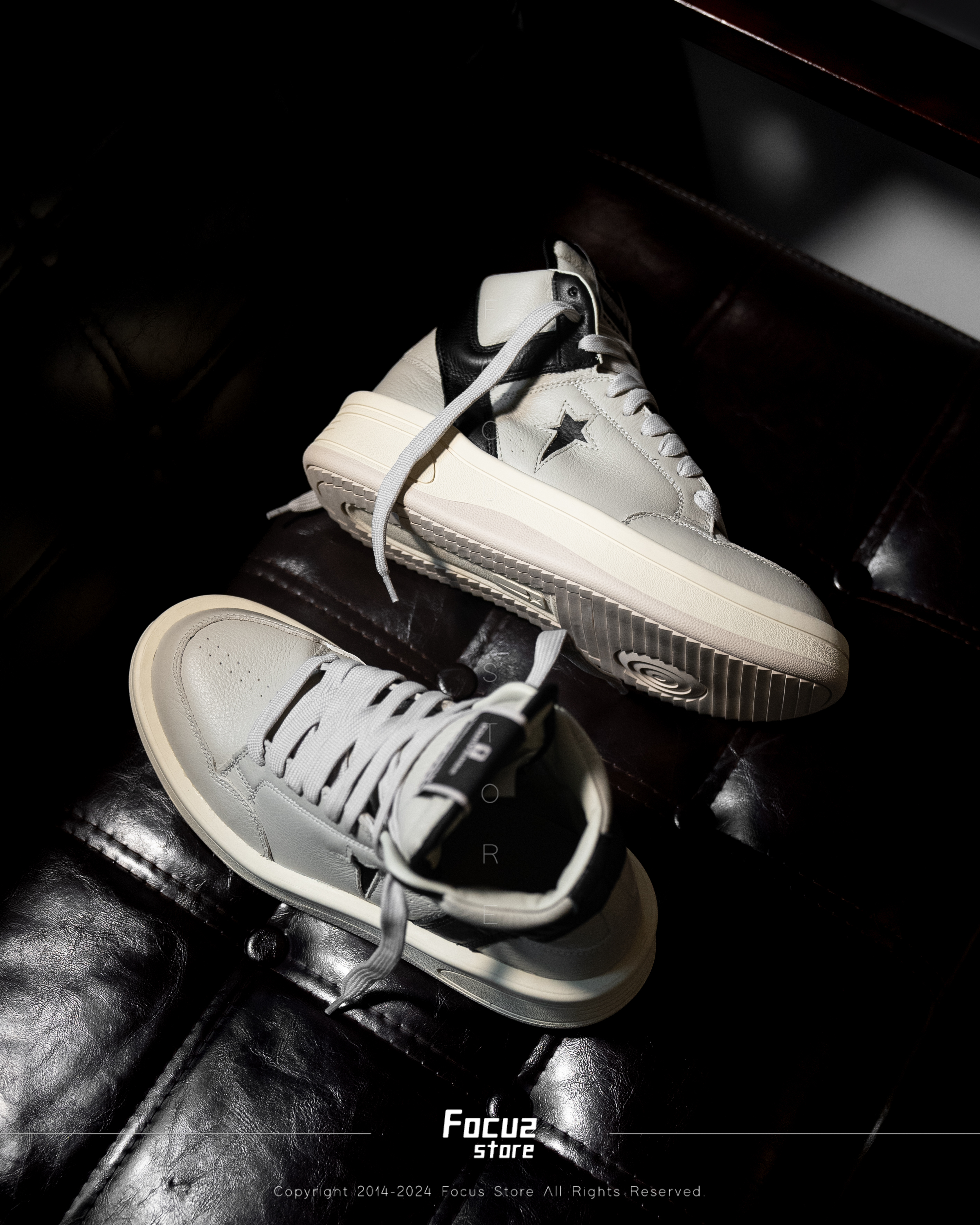 【Focus Store】預購 Rick Owens DRKSHDW x Converse Weapon "White" 白黑 A06758C