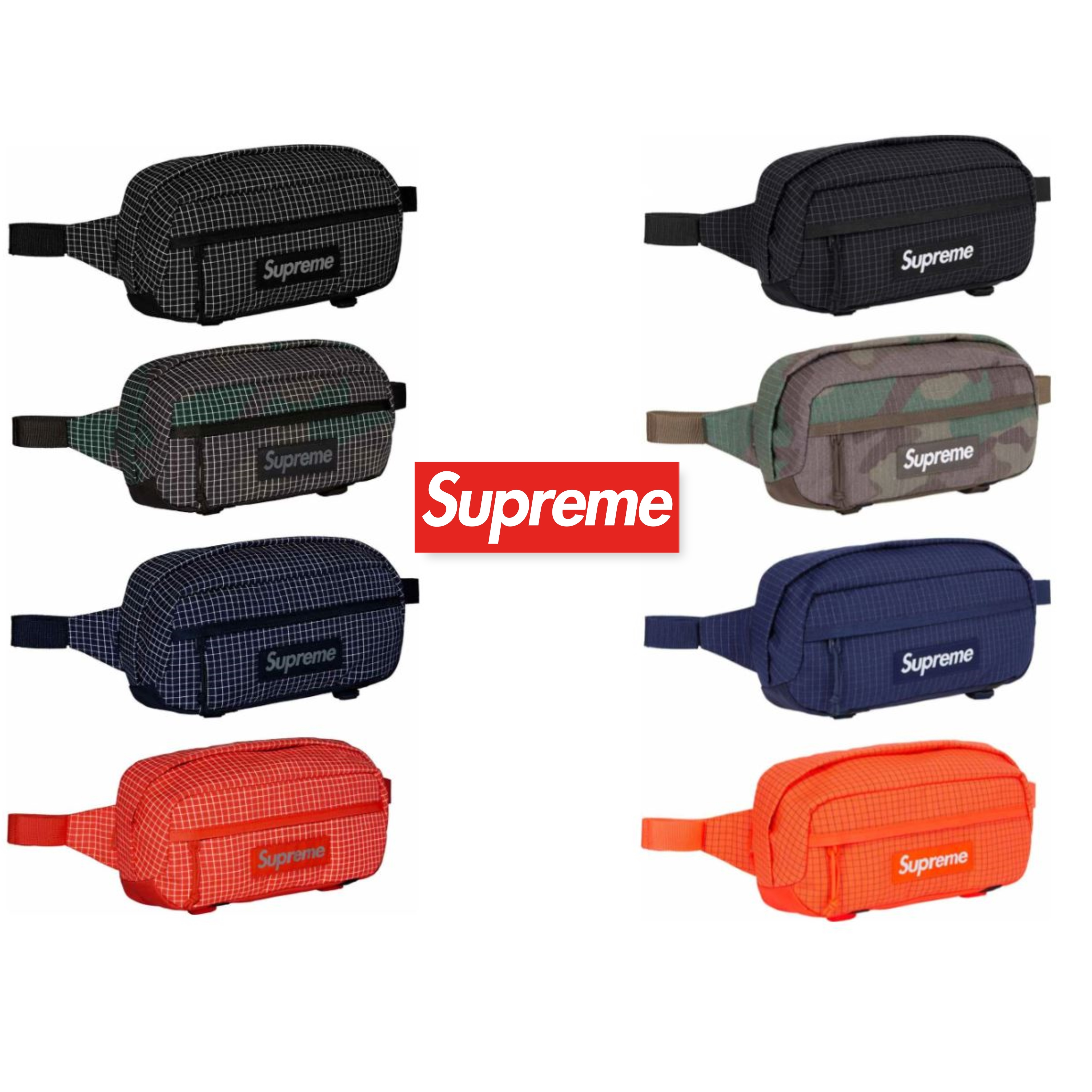 2024SS SUPREME Waist Bag 包包 側背 腰包 反光 現貨