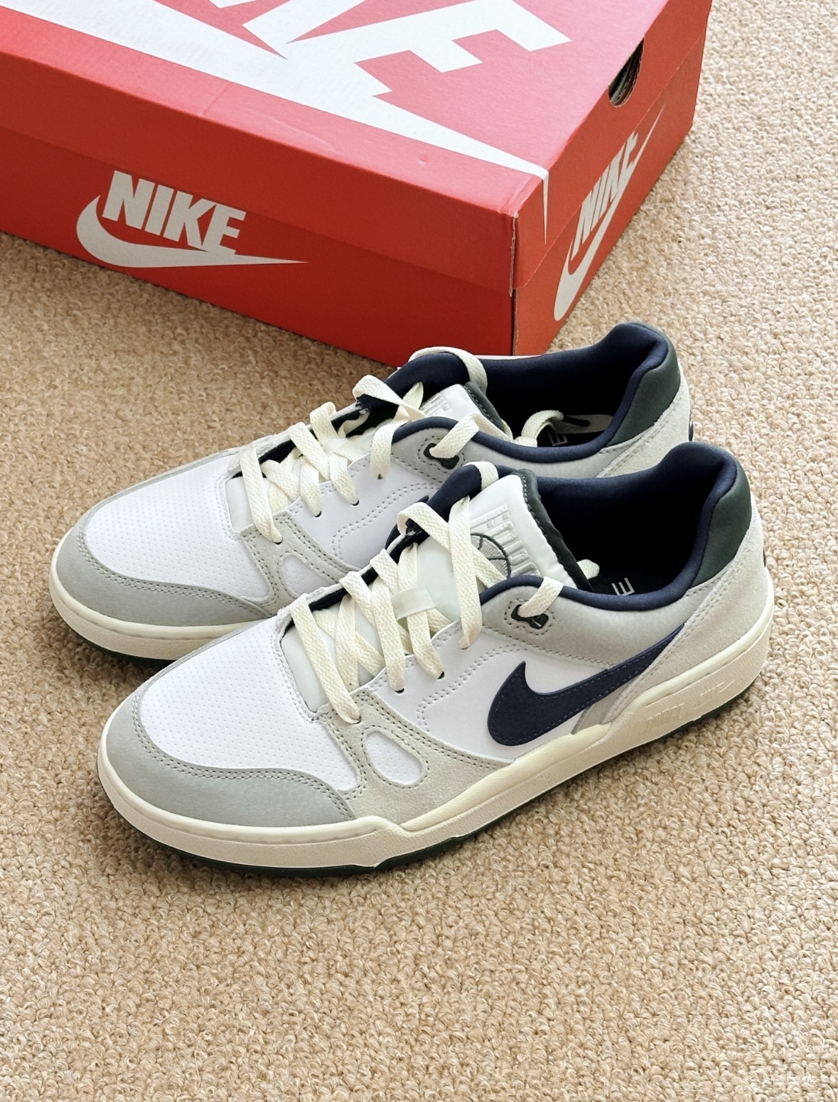 Nike Full Force Low 奶油松石綠 皮革 麂皮 男款 FZ3595-100/預購