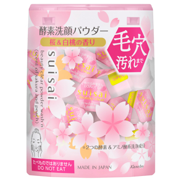 [限定] KANEBO SUISAI Beauty Clear Powder Wash N 櫻花桃香酵素洗顔粉 0.4g×32入