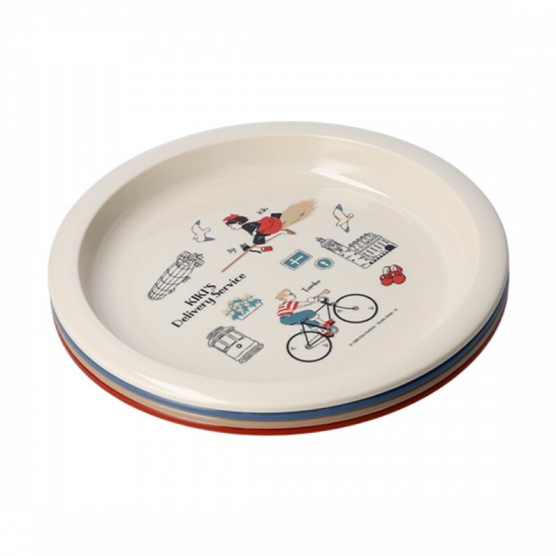 魔女宅急便 4入餐盤 21cm露營盤｜日本吉卜力